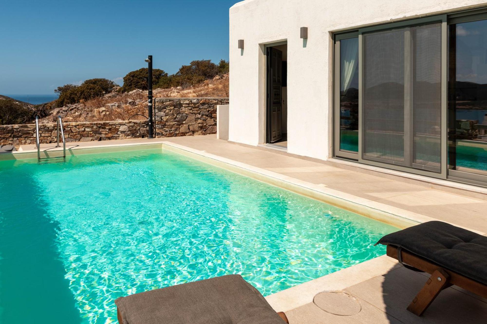 Deja Blue Villa 1 Agios Georgios  ภายนอก รูปภาพ